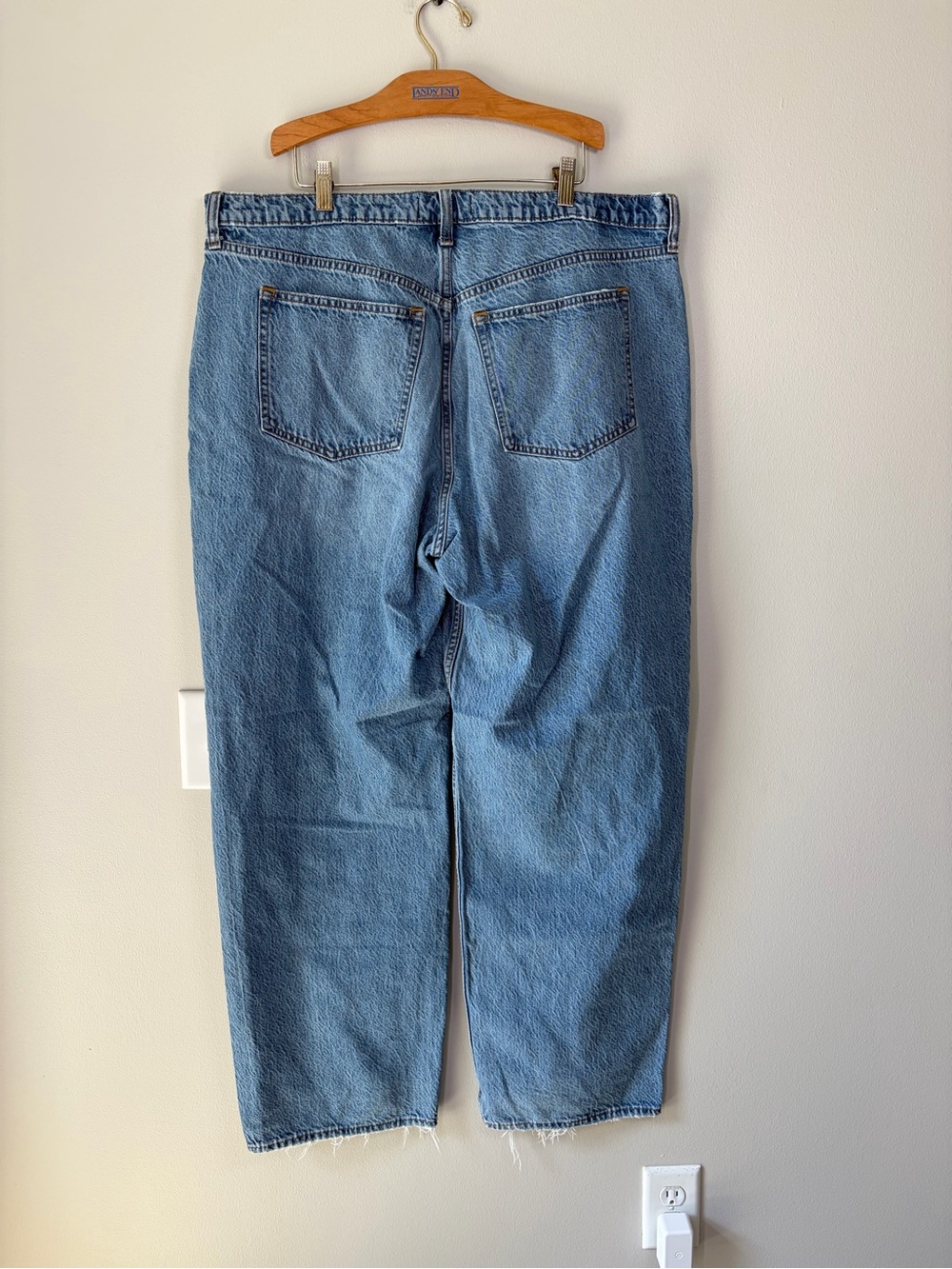 Abercrombie & Fitch The Loose High Rise Jeans Size 18L - Picture 3 of 11